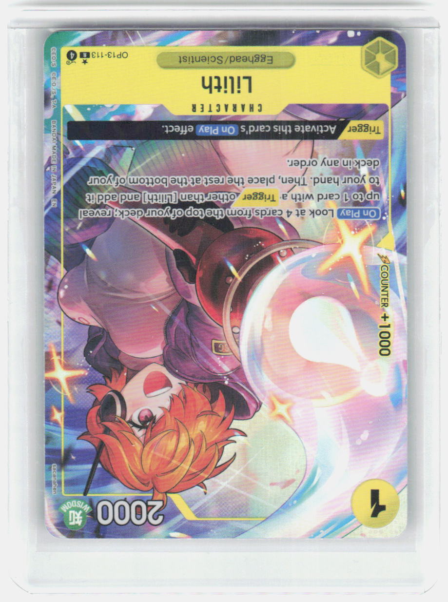 Lilith (Alternate Art) Foil R Carrying On His Will OP13-113 NM