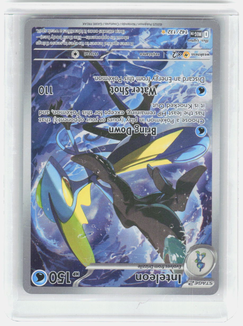 Inteleon Holo Illustration Rare ME01: Mega Evolution 142/132 NM