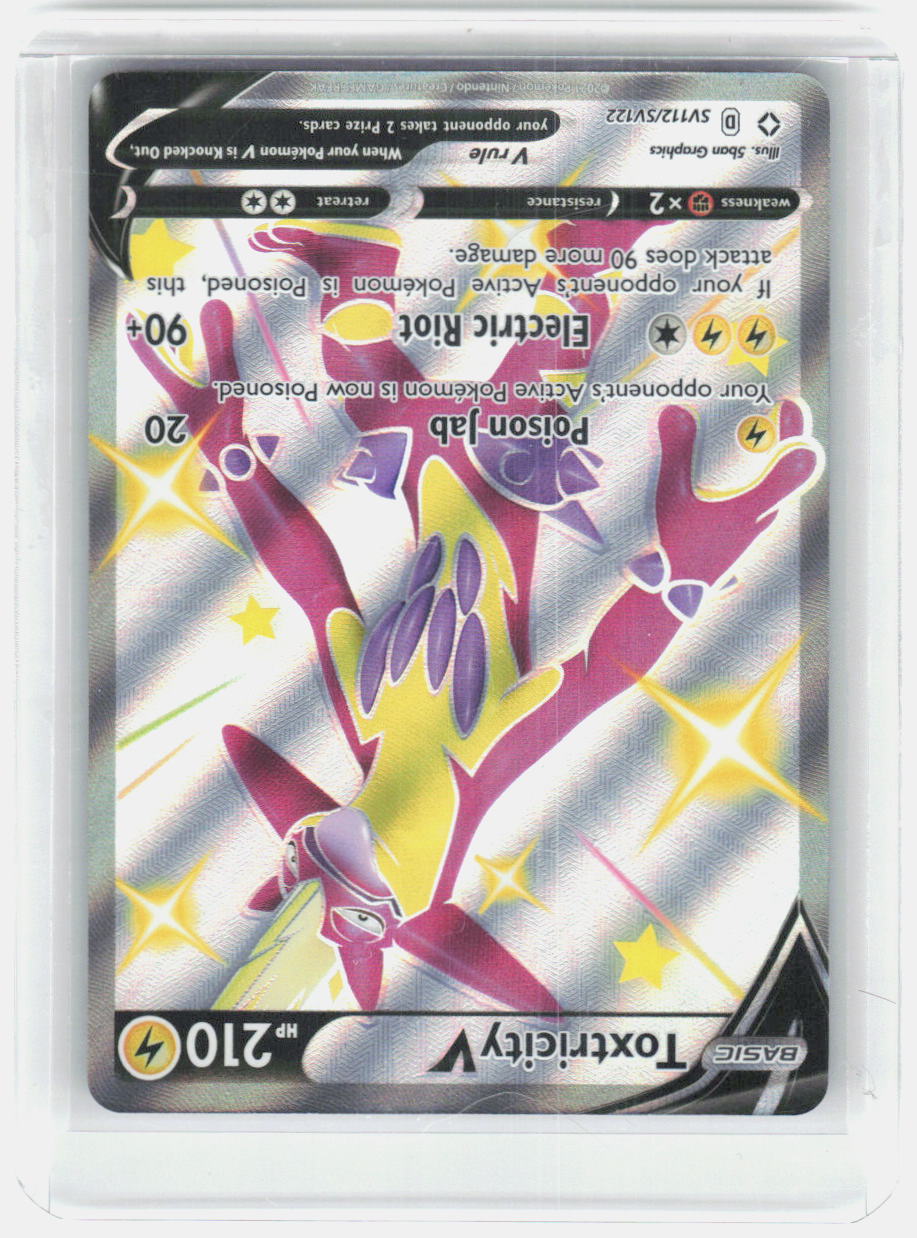 Toxtricity V Holo Shiny Holo Rare Shining Fates: Shiny Vault SV112/SV122 NM